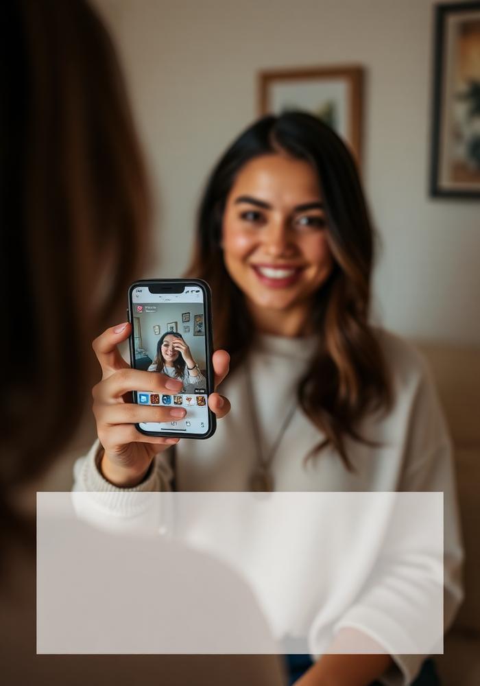 Vertical UGC creative